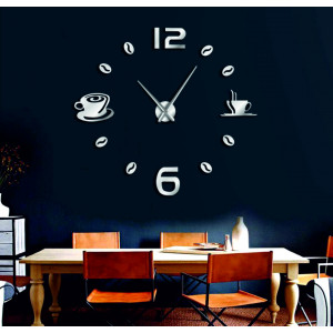 Wall Clock Wall Sticker Modern Adhesive Wall Clocks 3d Clock