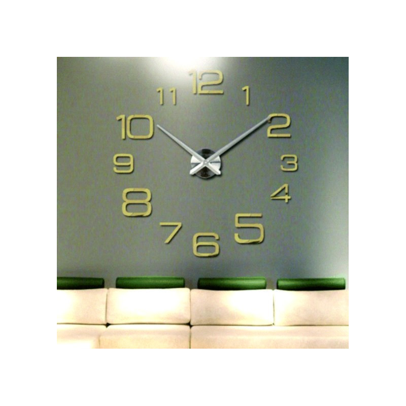 Nástěnné hodiny velké design hodiny DIY KULFOLD