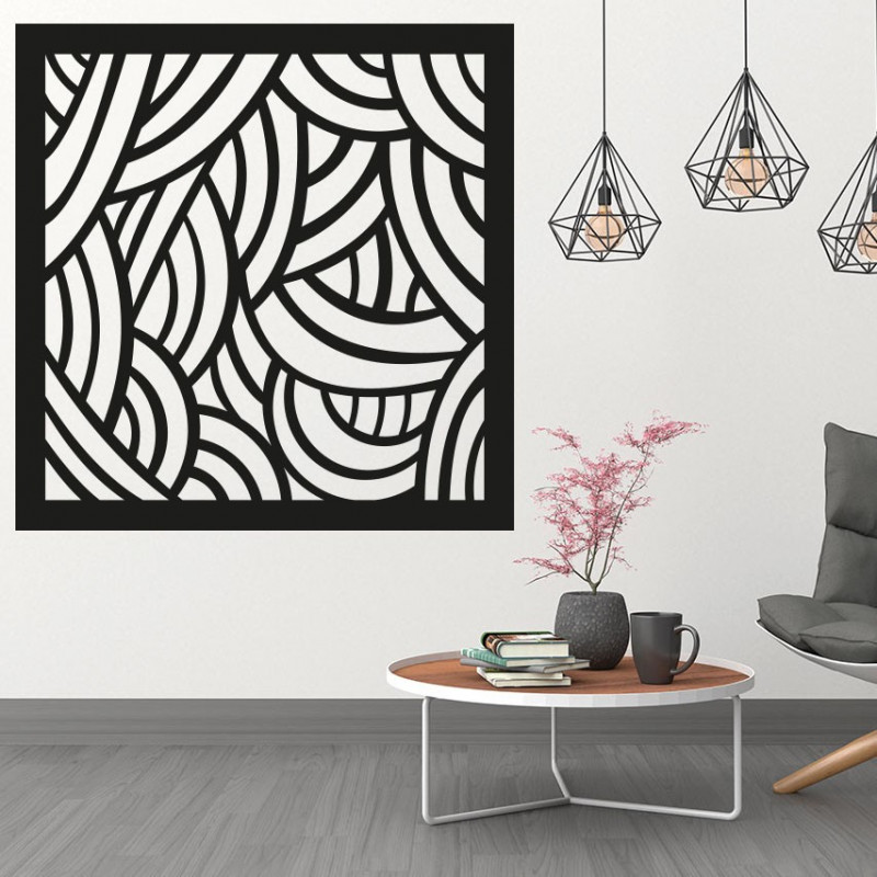 Obraz na zeď do ložnice vyřezávaný překližky Topol PAPAGACI