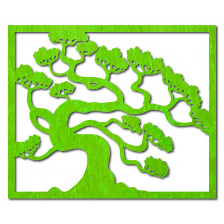 Dřevěný obraz na stěnu strom bonsai dřevěné překližky topol   Drázský