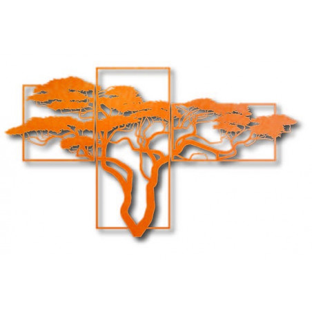 Dřevěný obraz na zeď BONSAJ Obraz se skládá ze tří částí SKALICA