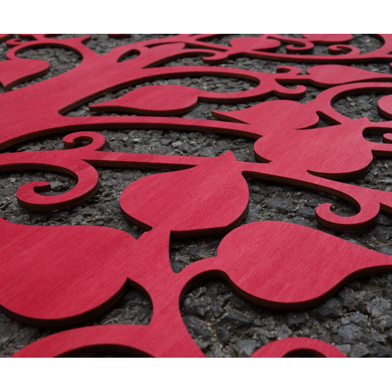 STYLESA dřevěný obraz na stěnu z překližky ORFEA PR0224 černý