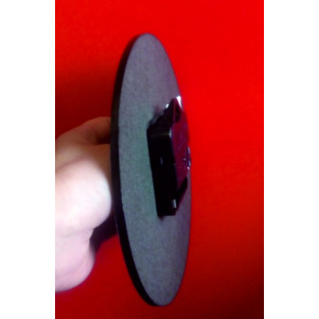 Vítejte u mě doma Dřevěné hodiny z MDF . Fi 15 cm