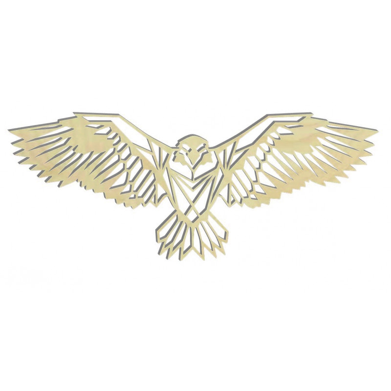 SENTOP vyřezávaný dřevěný obrázek orla PR0233 černý