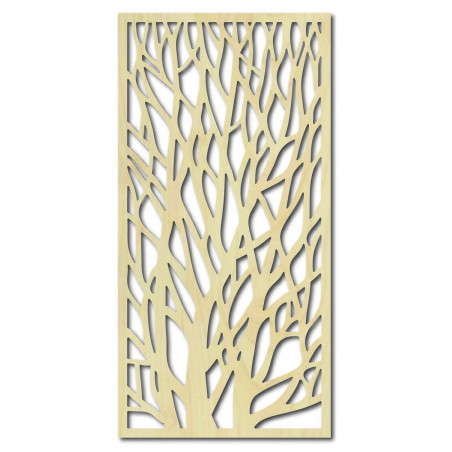 Vyřezávaný dřevěný obraz na zeď z překližky FORGER