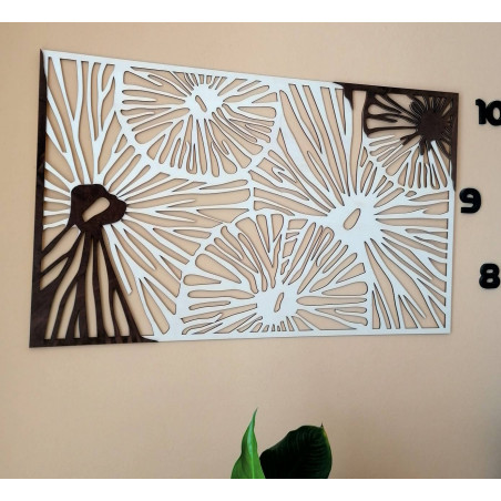 Vyřezávaný obraz na stěnu z dřevěné překližky barva originál topol / hnědý FORGHF/ hnědý PAKINGG