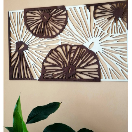 Vyřezávaný obraz na zeď - ABSTRIK