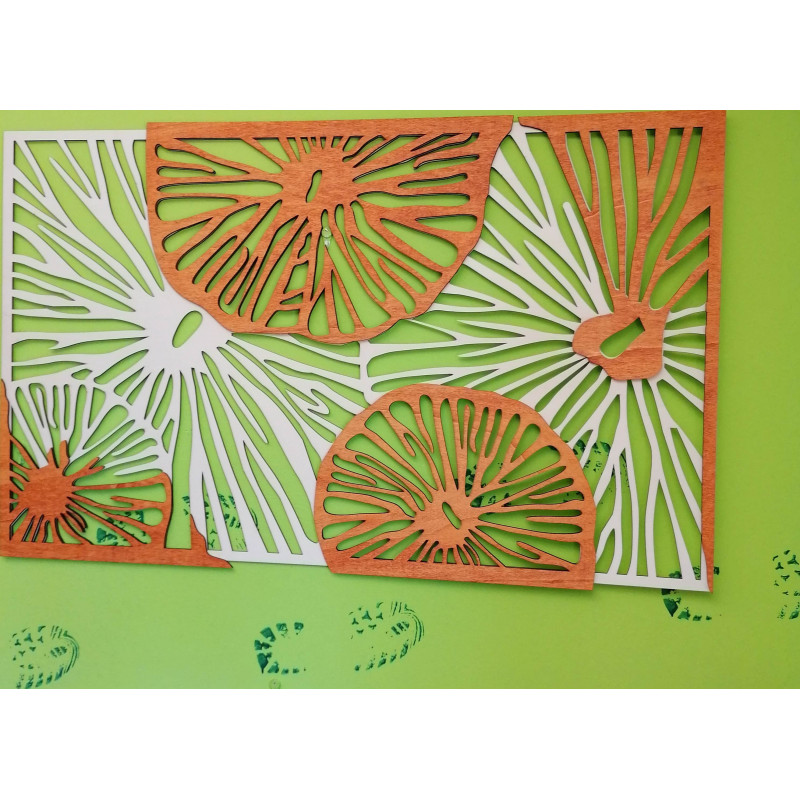 Vyřezávaný obraz na stěnu z dřevěné překližky...