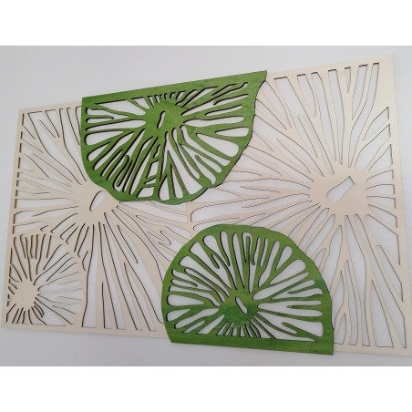 Vyřezávaný dřevěný překližkový obrázek stromu původní topol Vyřezávaný dřevěný překližkový obrázek stromu původní topol