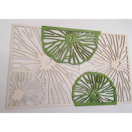 Vyřezávaný dřevěný překližkový obrázek stromu původní topol Vyřezávaný dřevěný překližkový obrázek stromu původní topol