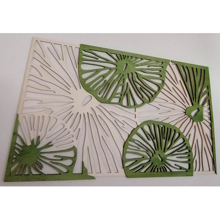 Vyřezávaný dřevěný překližkový obrázek stromu původní topol Vyřezávaný dřevěný překližkový obrázek stromu původní topol