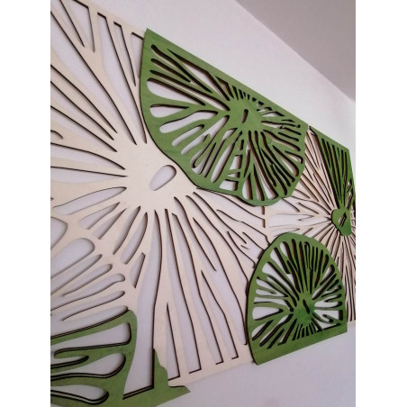 Vyřezávaný dřevěný překližkový obrázek stromu původní topol Vyřezávaný dřevěný překližkový obrázek stromu původní topol