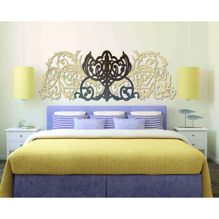 3D Vyřezávaný obraz z dřevěné překližky zadní část Topol