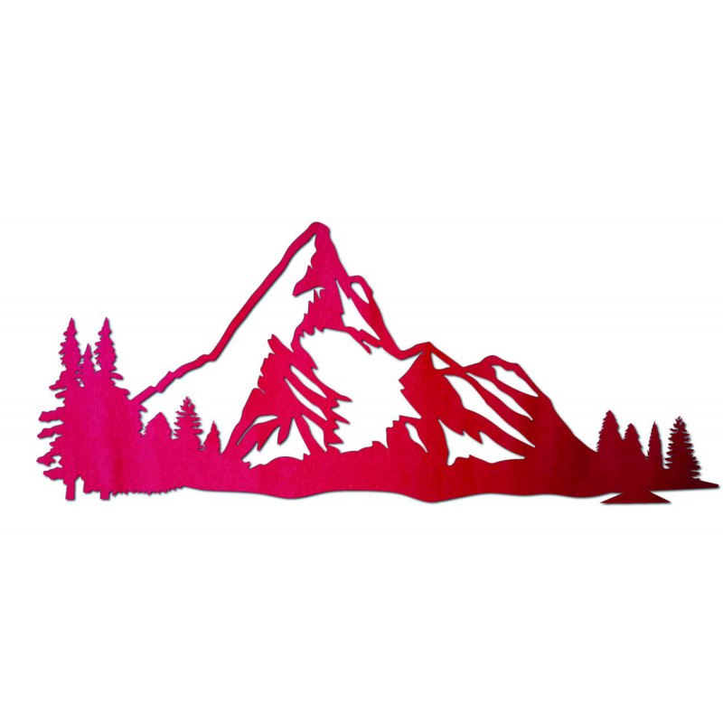 Hory obraz na zeď z dřevěné překližky příroda