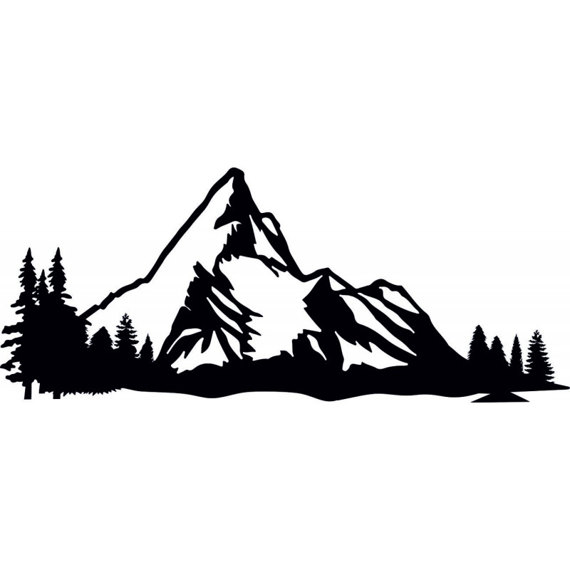 Hory obraz na zeď z dřevěné překližky příroda