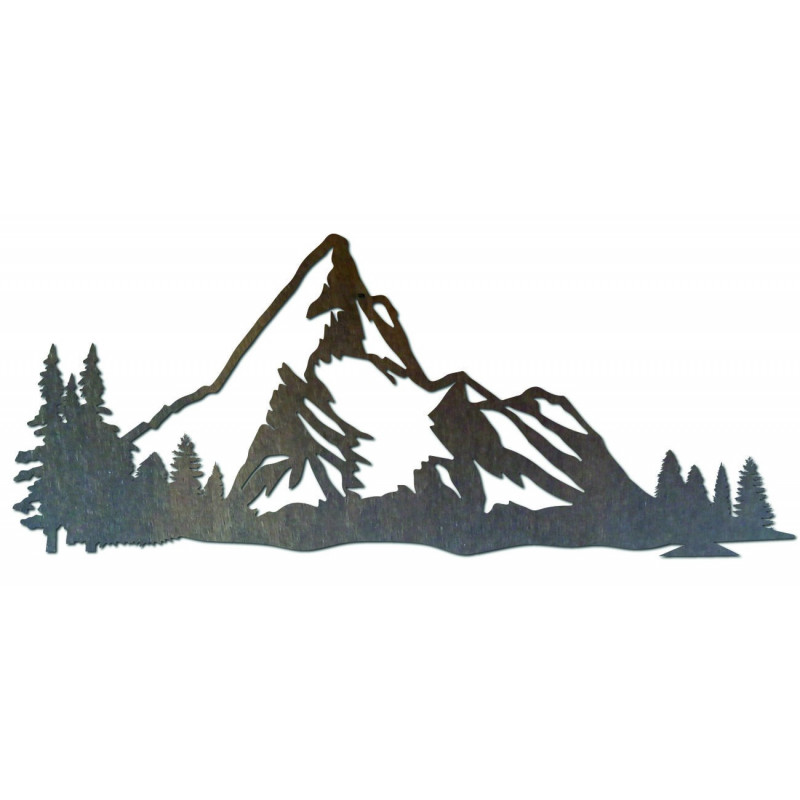 Hory obraz na zeď z dřevěné překližky příroda