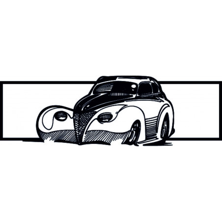 Velký černý obraz na zeď auto Velký černý obraz na zeď auto