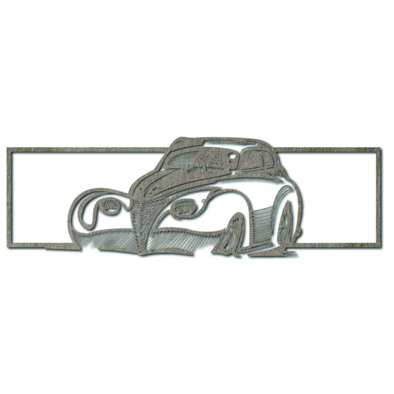 Velký obraz na zeď auto silueta
